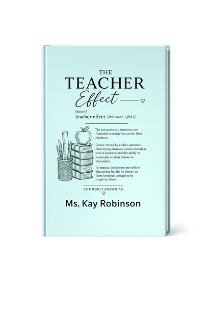 Teacher Effect Vegan Leather Journal — Personalized Engraved Teacher Gift
