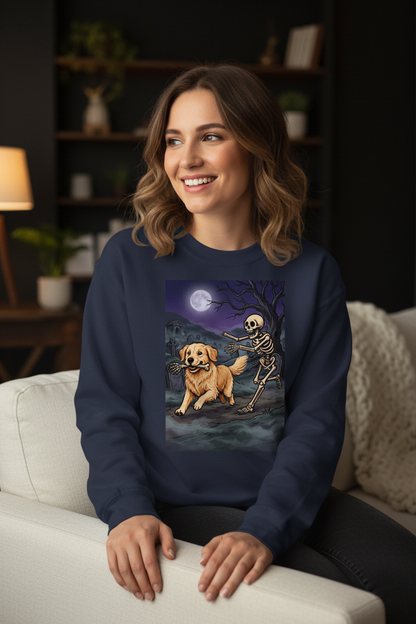 Give a Dog a Bone Crewneck Pullover Sweatshirt