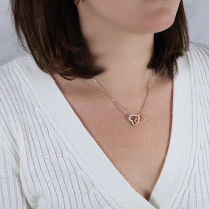 Always Together Interlocking Hearts Necklace