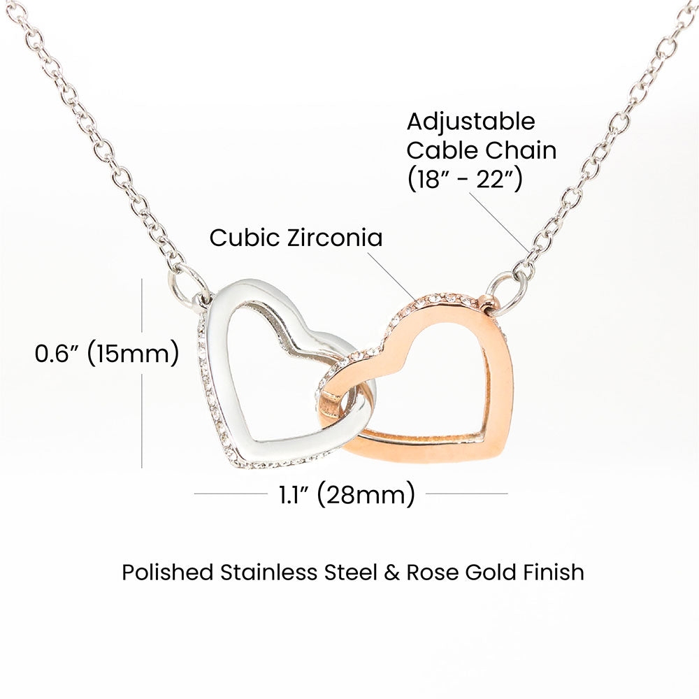 Always Together Interlocking Hearts Necklace